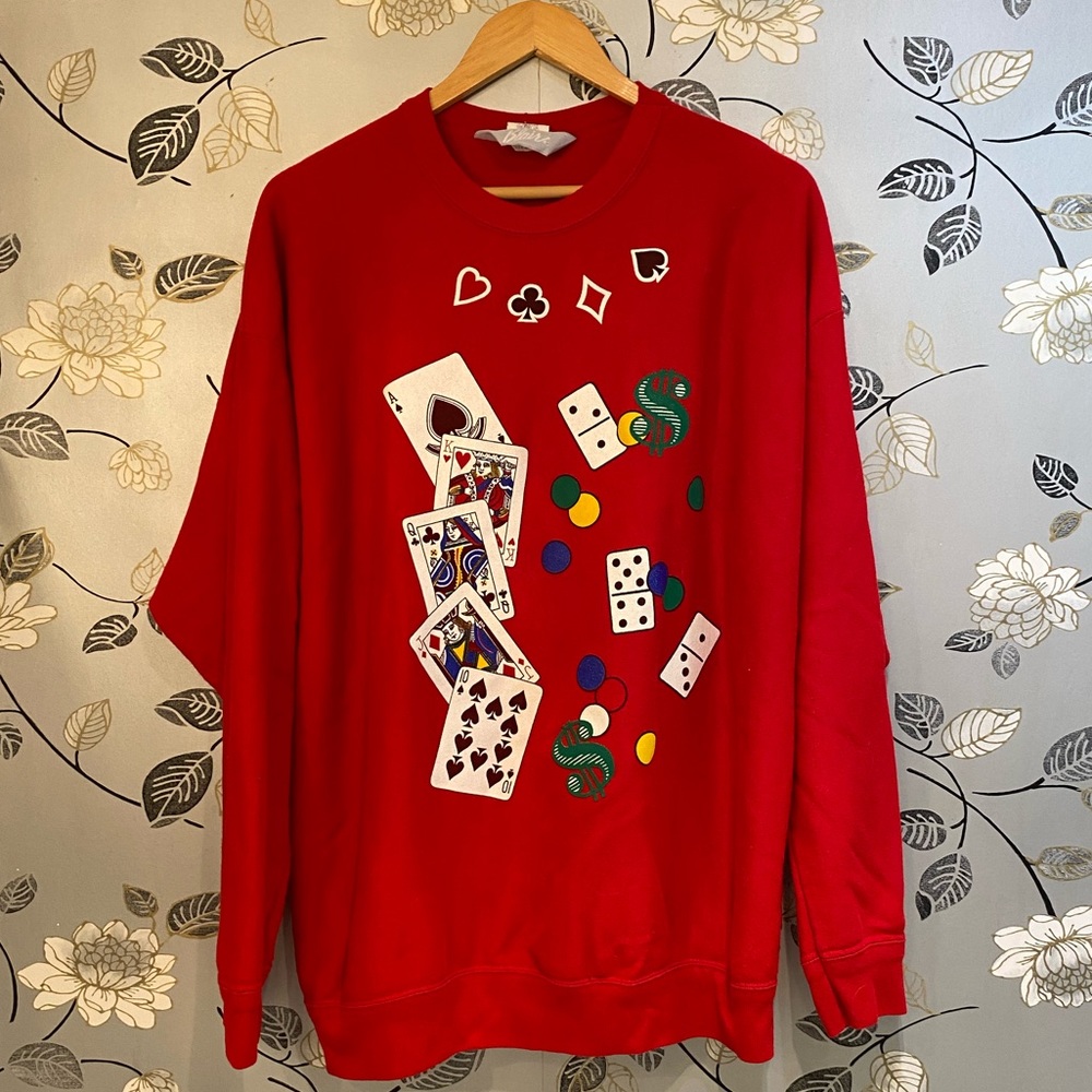 Vintage Poker Sweater
